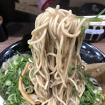 特製ラーメン はせがわ - 低加水ストレート中細麺