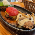 レストラン　レ・フレール - トリプルハンバーグステーキ ¥1,780