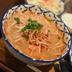 バンコクガーデン - Ｃセット（１，２００円）の『トムヤムラーメン』２０２２年１０月