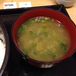 Maguro ichiba - 青海苔味噌汁60円