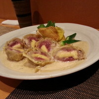 旬菜ステーキ処 らいむらいと - 肉巻き チーズかかってます！