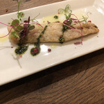 Oisi stand - カマス塩焼きジェノバーソース