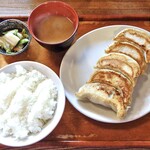 あおぞら銭函3丁め - ジャンボ餃子定食