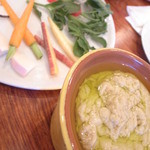 松戸の野菜のバーニャカウダ　