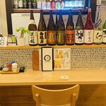 海勝どり - カウンター席