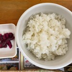 白熊 - ごはん＆漬物