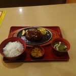 Joi Furu - チーズインハンバーグ、和食セットご飯大盛り