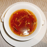 翆陽 - 湯菜 干し貝柱ときのこのスープ