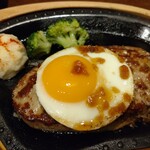 びっくりドンキー - エッグバーグステーキ200g ¥880