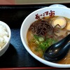 ラーメンもっこす亭 - 熊本ラーメン定食（餃子は未着）