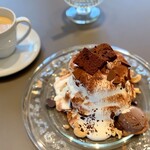 Le Merci Cafe - 期間限定スイーツパンケーキ ドリンクセット1,320円