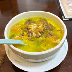 バングラキッチン - モーニング1 ホットエッグスープ