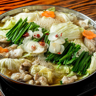 Just like the taste of Motsu-nabe (Offal hotpot) restaurant! Exquisite hot Motsu-nabe (Offal hotpot) with delicious soup