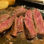 ステーキ&カツレツ NANBA 4029 - ハラミステーキ定食