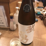 やきとん酒場マルコ - 武勇(茨城)。お初のお酒、クセはないけど程良く重さもあって良いお酒☆前回も書いたけどコチラはわりと飲みやすいラインナップなのでここから日本酒に興味を持つ人が増えたら嬉しい(⌒▽⌒)
