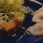 食事処 居酒屋 こまつ - 鶏とタラのお刺身