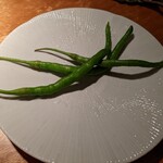 plate - ヒモ唐辛子