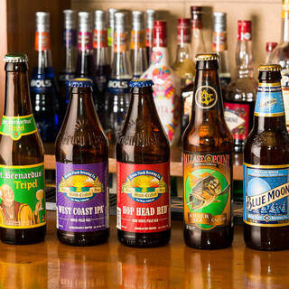 Beers from all over the world are available ◎ Enjoy the feeling of being on a trip with exotic food ♪