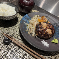 鉄板焼き 太縁 - 