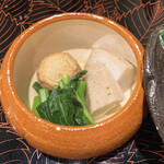 割烹 新多久 - 焚き合わせ