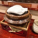 割烹 新多久 - 土鍋で炊いたごはんは、余ったら持ち帰ります！