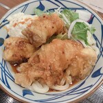 丸亀製麺 - 激辛タル鶏天ぶっかけ