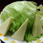鶴亀 - チーズレタス 300円(税込)(2022年10月12日撮影)