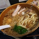 塩そば専門店 桑ばら - 手揉み燻香炙り肉つけそば