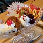 ヴァンヴェール珈琲 - プリンアラモード(1000円)