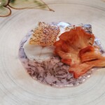 佐賀牛 季楽 銀座  - ハタ焼き海苔ソース