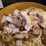 塩そば専門店 桑ばら - 手揉み燻香炙り肉つけそば