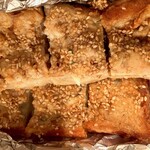 ソンクラン - サービスでいただいたエビトースト