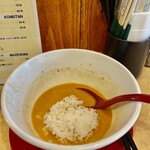 コムギ - 坦々スープにご飯
