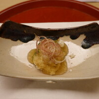 弥助 - 渡り蟹のジュレ掛け、茗荷