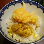 馳走 啐啄一十  - 八幡浜の赤雲丹乗せご飯