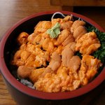 味処マルテン佐藤食堂しゃこたんなべ - ばふんうに丼