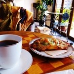 アドゥマン - 朝ごはん「カンパーニュのクロックムッシュ」