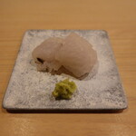 すし処 睦月 - 三河の鱧の焼き霜