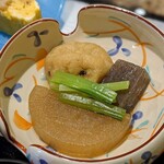 Saigetsu - 野菜の煮物（青森キンキ煮付け）