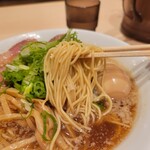 京都ラーメン 森井 - 細ストレート麺