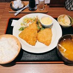 Teishoku Izakaya Kibakubo - アジフライ定食　850円