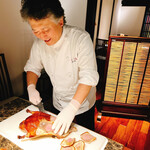 町家四川 星月夜 - 料理長自ら取り分けて頂きました