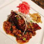 町家四川 星月夜 - ヒラメの上海風煮込み　ご飯が進みます