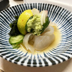 がばちょ - ヒラメワサビ酢（500円）