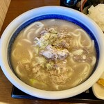丸亀製麺 - 神戸牛旨だしうどん並