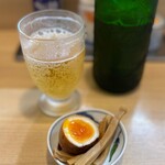 中華そば 多賀野 - 瓶ビールハートランド