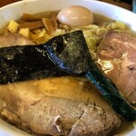 支那そば心麺 - 支那そば心麺　富山ホワイトワンタンチャーシューメン＋味玉1450円