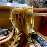 中華そば 多賀野 - ストレート麺