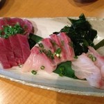 呑気屋 - 刺身の盛り合わせ