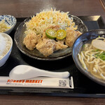 ヨナーズ - シークヮーサー唐揚げ定食